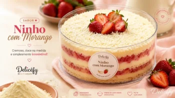 Cake Box Ninho com Morango